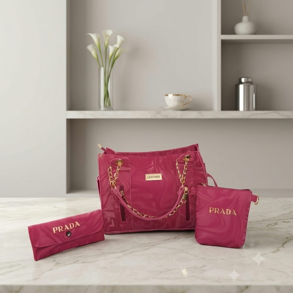 The Diamonds Lady Magenta Glam 3-Piece Set
